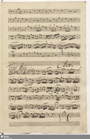 1755. Aria: Idol mio saro costante / Cimarosa, D.