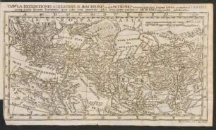 Tabula Expeditionis Alexandri M. Macedonis ...