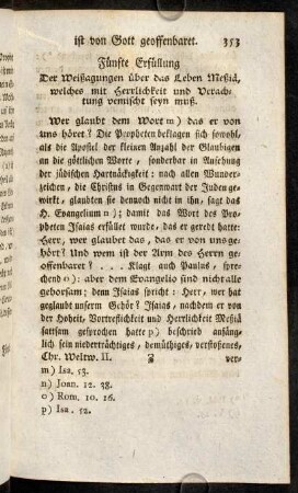353-366, Fünfte Erfüllung. - Neunte Erfüllung.