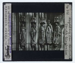 Magdeburg, Dom, Jungfrauenportal in der Paradiesvorhalle : Die törichten Jungfrauen