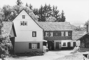 Untermühle (Mühlenanlage); Brachttal, Mühlgasse 1, Reichenbach, Müllerwiesen