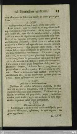 §. XXV. Vel aiens vel negans est
