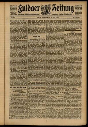 Ausgabe vom Donnerstag, den 12. Juli 1906.