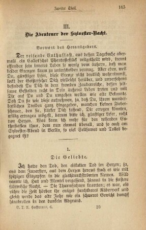III. Die Abenteuer der Sylvester-Nacht