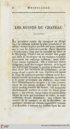 Les Ruines du Chateau