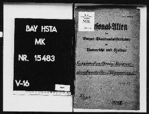 Kriegsverdienstkreuz - Kriegsverdienstmedaille - Allgemeines.