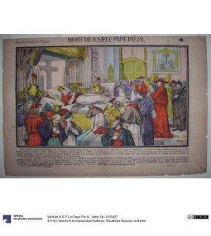 Mort de N.S.P. Le Pape Pie IX.