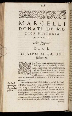 Cap. I. Ossium Miræ Affectiones.