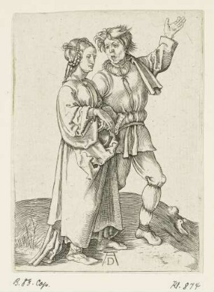 Junger Bauer und seine Frau
