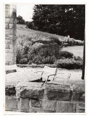 Garten Schindhelm, Kahla: Terrasse und Garten