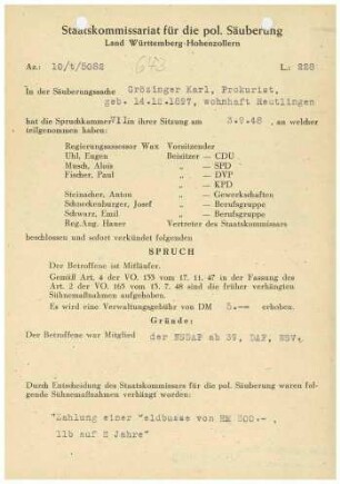 Grözinger, Karl