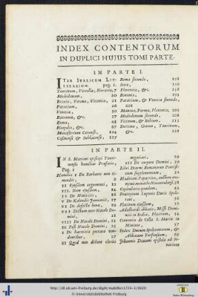 Index contentorum.