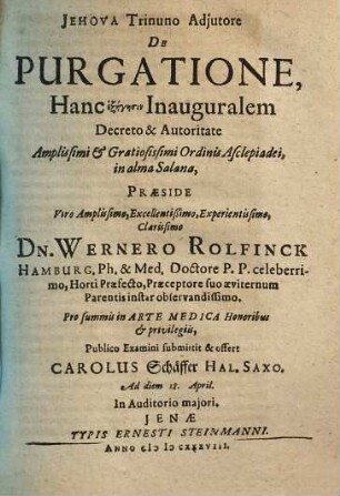 De Purgatione