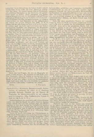 39-41 [Rezension] Christodoulos, Melissenos, Procheiron nomikon. Biblion proton, ta kolymata tou gamou en te anatolike orthodoxo ekklesia. Erkrisei tes tou Christou M. Ekklesias