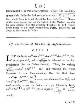 Of the Values of Series by Approximation.