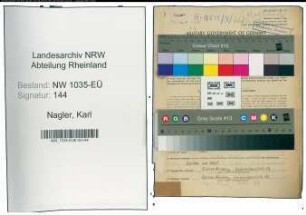 Entnazifizierung Karl Nagler , geb. 05.06.1902 (Ingenieur)