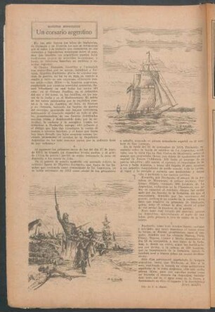 Un corsario argentino : Bocetos históricos