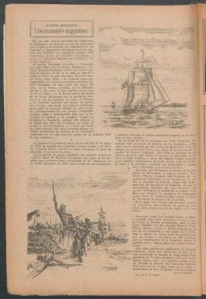 Un corsario argentino : Bocetos históricos