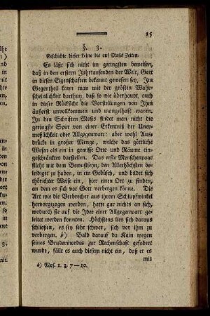 § 3. Geschichte dieser Lehre bis auf Mosis Zeiten.
