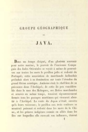 Groupe géographique de Java