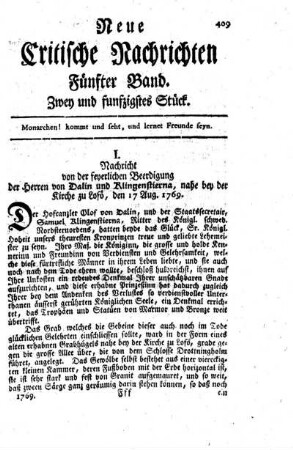 Zwey und funfzigstes Stück.