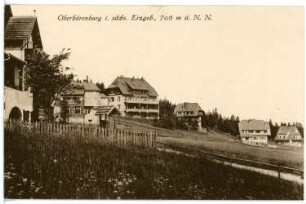 Oberbärenburg. Villen