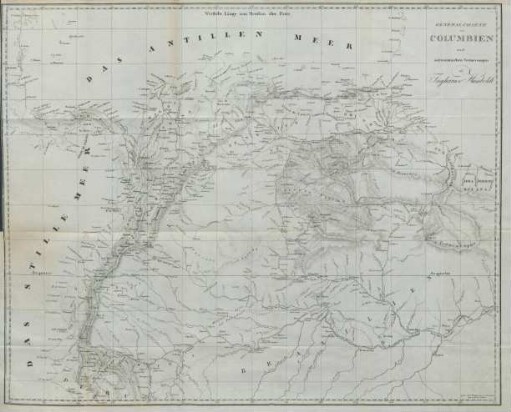 Tafel: General-Charte von Columbien [...]