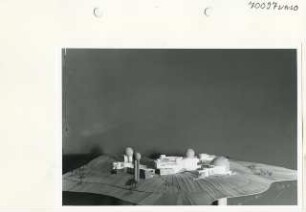 Sternwarte Teufelsberg, Berlin-Grunewald (Diplomarbeit bei Bernhard Hermkes): Modellfoto