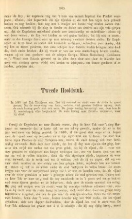 Tweede hoofdstuk. In 1683 tast Tak Tirtajassa aan. ...