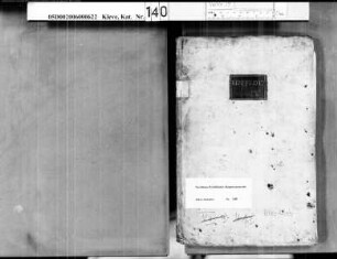 Amt Dinslaken: Hiesfeld Register des kirchspiels Hißfeldt, anno 1736, J.W. Enbers