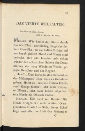 Das Vierte Weltalter.