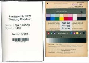 Entnazifizierung Arnold Weber, geb. 09.11.1899 (Stadtamtmann)