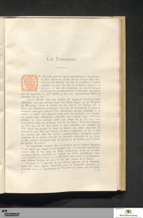 Les Tapisseries