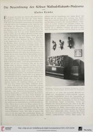 6/7: Die Neuordnung des Kölner Wallraf-Richartz-Museums