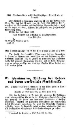 Unterstützungsfonds bei dem Gymnasium zu Culm : [III. Gymnasien und Realschulen]