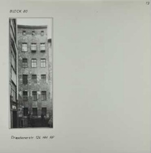Fotografie: Dresdener Str. 124, um 1981