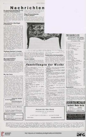 Nr. 9 (27. Feb. 1938), S. 4: Preisberichte