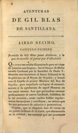 Aventuras de Gil Blas de Santillana, 4
