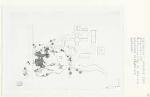 Gesandtschaft (Diplomarbeit bei Willy Kreuer): Lageplan 1:500