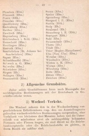 2) Allgemeine Grundsätze.