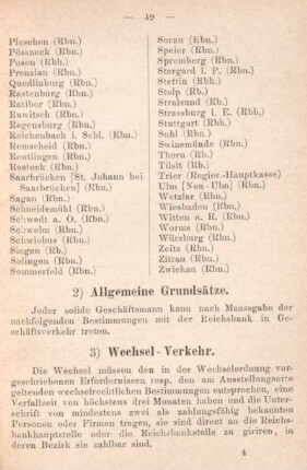2) Allgemeine Grundsätze.