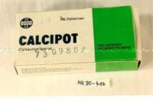 Verpackung für Calciumpräparat "CALCIPOT"