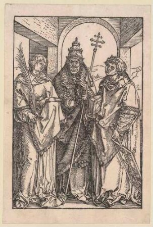 Die heiligen Stephanus, Sixtus und Laurentius