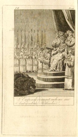L'Empereur commant audience aux ambassadeurs Hollandaise