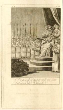 L'Empereur commant audience aux ambassadeurs Hollandaise