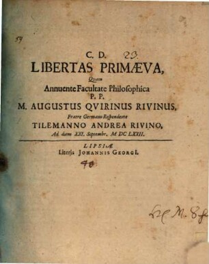 Libertas primaeva