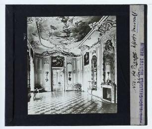 Düsseldorf, Schloss Benrath : Innenansicht, Salon