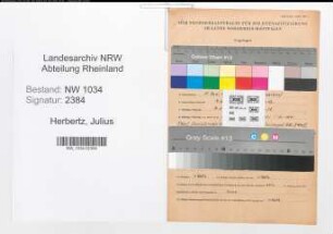Entnazifizierung Julius Herbertz , geb. 15.06.1915 (Oberfaehnrich)