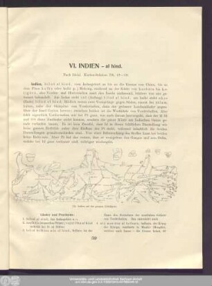 VI. Indien - al hind.