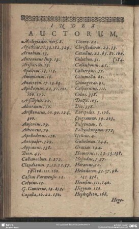 Index Auctorum